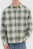 Campus Heavy Check LS Shirt - Olive