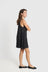 Capulet Dress - Black Chevron