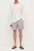 Ward Swim Short - Navy / White Stripe