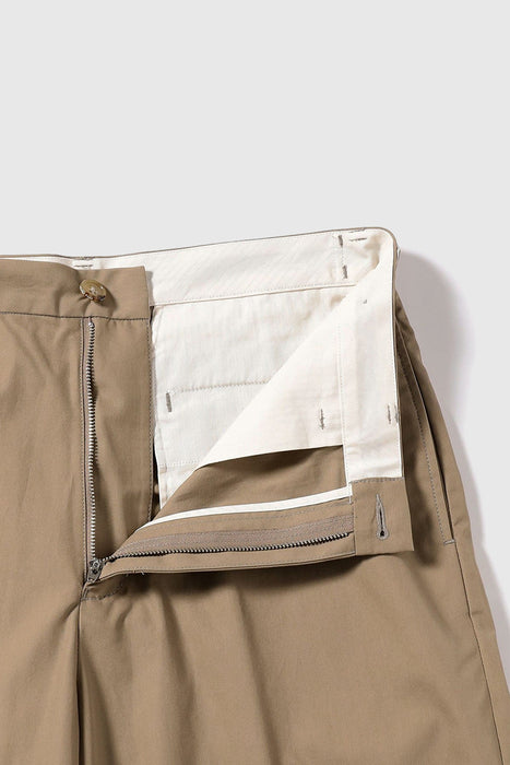Wide Ivy Trousers - Beige