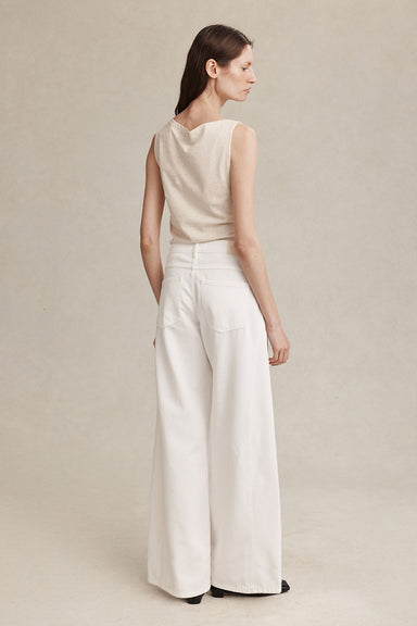 Cross Stitch Jean - Blanc