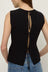 Evelyn Milano Knit Top - Black