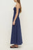 Connie Cotton Shirred Dress - Imperial Blue