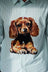 Puppy Shirt - Green / Cream