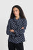 Latchkey Children Blouse - Navy Daisy Silk
