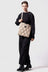 Military Cross Body Down Bag Medium - G.Beige