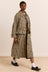Myrtle Trench Coat - Navy Gingham