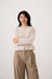 Doll's Reversible Cardigan - Ivory