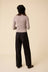 Ramona Trouser - Black Pinstripe