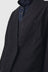 Cotton Twill Cropped Jacket - Blue Black