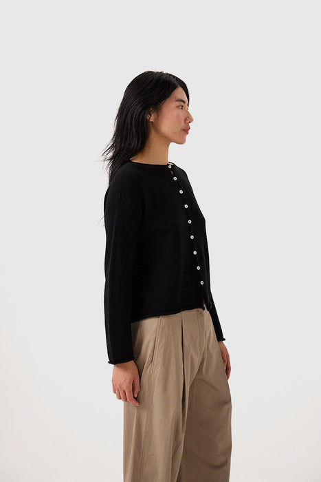 Doll's Reversible Cardigan - Black