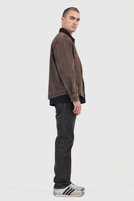 Nailhead Miner Jacket - Dark Brown