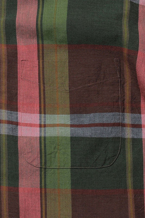 B.D. Madras Classic Fit - Brown