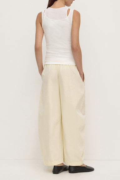 Lola Barrel Pant - Vanilla