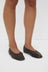 Marion Leather Ballet Flat - Ganache