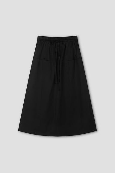 Loop Pocket Skirt - Black