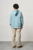 One Point Hooded Sweatshirt - Stone Blue