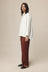 Edie Shirt - Ivory / Black Stripe