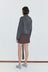 Box Cardigan - Charcoal