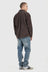 Campus Chunky Cord LS Shirt - Dark Brown