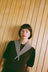 Daisy Scarf - Chestnut / Ivory Stripe