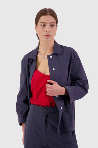 Walk On Water Shirt Jacket - Grey