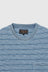 LS Pocket Tee Indigo Stripe - Sax
