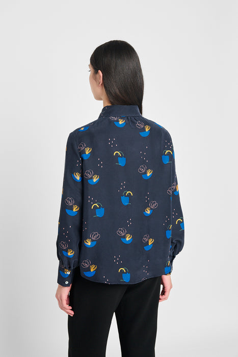 Patterns Shirt - Navy Daydream