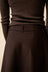 Ramona Skirt - Chocolate Stripe