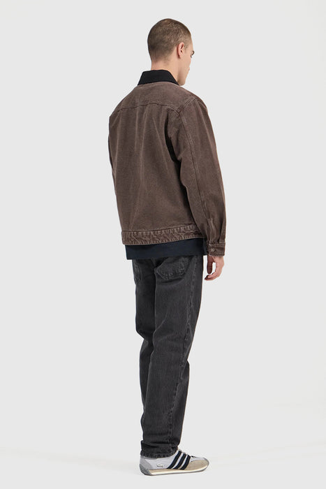 Nailhead Miner Jacket - Dark Brown