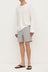 Ward Swim Short - Navy / White Stripe