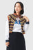 Multi Striped Vest - Brown