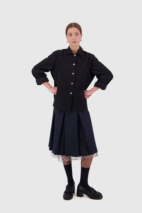 Walk On Water Shirt Jacket - Black