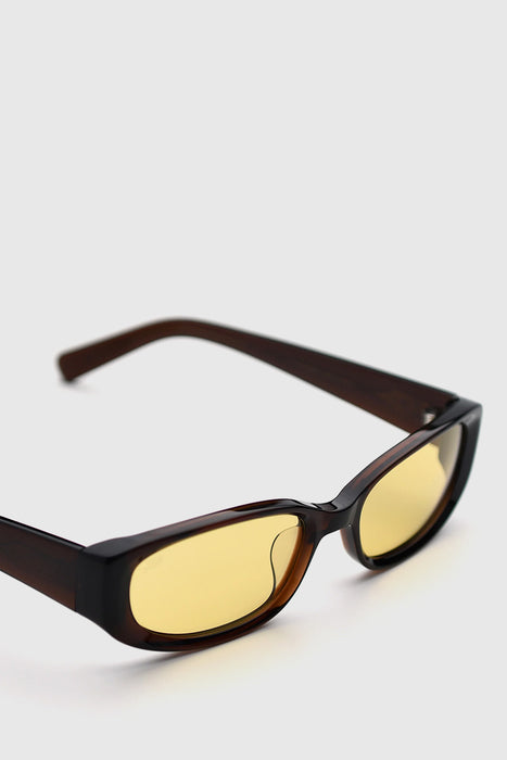 Mira - Espresso / Yellow