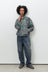 Denim Blouson Jacket - Script