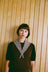 Daisy Scarf - Chestnut / Ivory Stripe