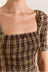 Molly Midi Dress - Cocoa Check