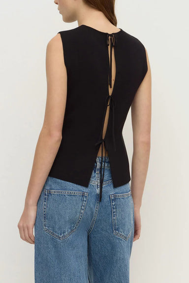 Evelyn Milano Knit Top - Black