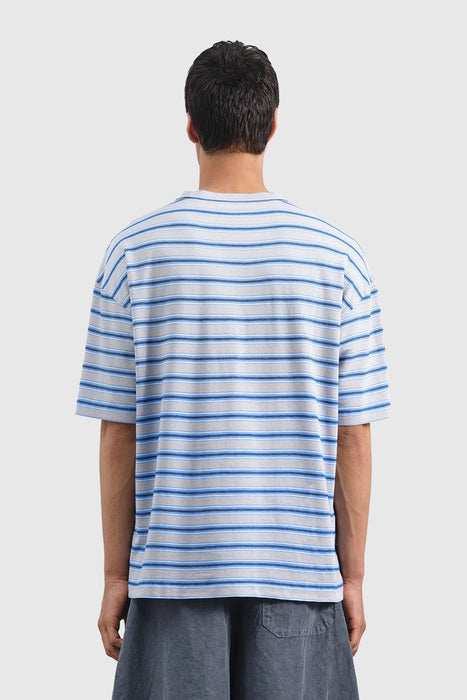 Triple Rapport Stripe T-Shirt - Blue Multi