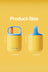 BaoBao Cup 450ml - Yellow / Blue