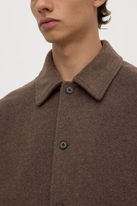 Noah Wool Jacket - Cocoa Marle