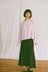 Doll's Reversible Cardigan - Barely Pink