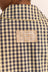Myrtle Trench Coat - Navy Gingham