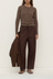 Benny Knit Cardigan - Cocoa Marle