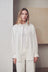 Micha Poplin L/S Shirt - White