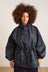 Liu Raincoat - Navy Check