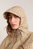 Matilda Raincoat - Gingham Brown