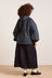 Liu Raincoat - Navy Check