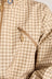 Matilda Raincoat - Gingham Brown