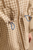 Matilda Raincoat - Gingham Brown